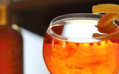 Apérol spritz au sirop de pamplemousse