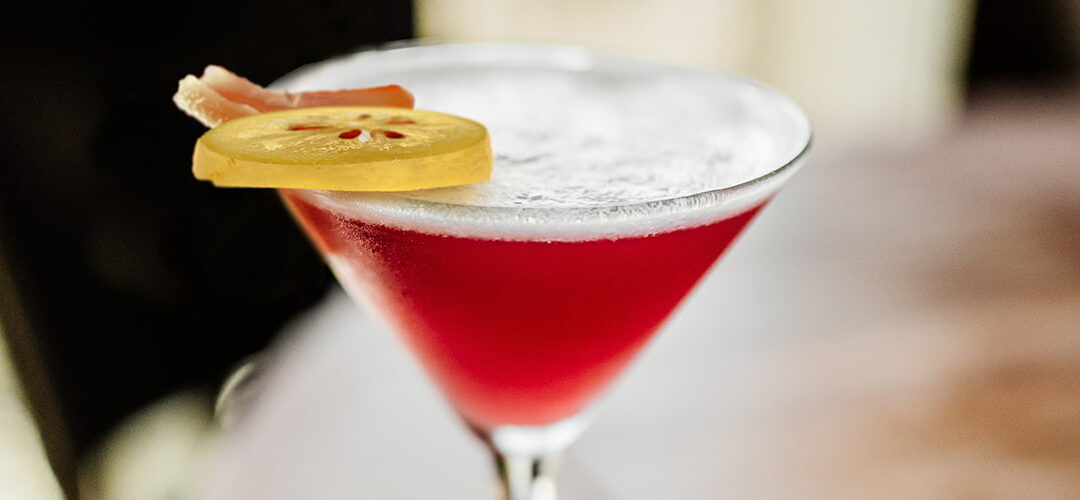 Cosmopolitan au sirop de cerise